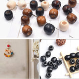 Maxbell 400x Wooden Spacer Beads Jewelry Making Loose Beads with Hole Decoration