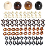 Maxbell 400x Wooden Spacer Beads Jewelry Making Loose Beads with Hole Decoration