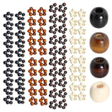 Maxbell 400x Wooden Spacer Beads Jewelry Making Loose Beads with Hole Decoration