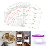 Maxbell 200x Freezer Labels Stickers 6Cmx3cm Home Storage Refrigerator Packing Red