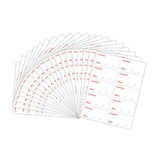 Maxbell 200x Freezer Labels Stickers 6Cmx3cm Home Storage Refrigerator Packing Red