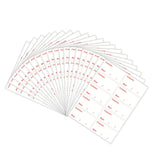 Maxbell 200x Freezer Labels Stickers 6Cmx3cm Home Storage Refrigerator Packing Red