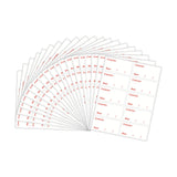 Maxbell 200x Freezer Labels Stickers 6Cmx3cm Home Storage Refrigerator Packing Red