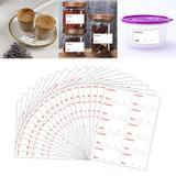 Maxbell 200x Freezer Labels Stickers 6Cmx3cm Home Storage Refrigerator Packing Red