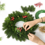 Maxbell Wreath Holder Lightweight Christmas Garland DIY Accessories for Crafts 30cm