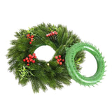 Maxbell Wreath Holder Lightweight Christmas Garland DIY Accessories for Crafts  25cm