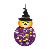 Maxbell DIY Halloween Felt Pumpkin Witch Decoration Hanging Decor Set for Kids