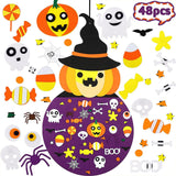 Maxbell DIY Halloween Felt Pumpkin Witch Decoration Hanging Decor Set for Kids