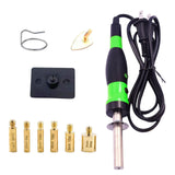 Maxbell Hotfix Rhinestone Applicator Tool Jeans Shoes with 7 Tips Clothes Bag