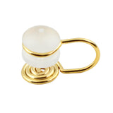 Maxbell 10Pcs Clip On Earrings Converters Metal Ear Clips DIY for Men Girls Women Gold