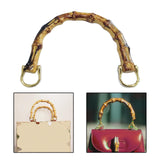 Maxbell U Shaped Bamboo Bag Handle Handmade Bag Handle for Purse Handbag Material