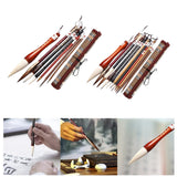 Maxbell Chinese Calligraphy Brushes Sumi Ink Painting for Professional Beginner 7Pcs