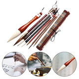 Maxbell Chinese Calligraphy Brushes Sumi Ink Painting for Professional Beginner 7Pcs