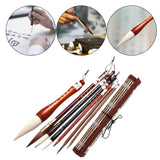 Maxbell Chinese Calligraphy Brushes Sumi Ink Painting for Professional Beginner 7Pcs