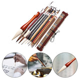 Maxbell Chinese Calligraphy Brushes Sumi Ink Painting for Professional Beginner 11Pcs