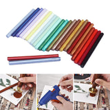 Maxbell 25Pcs sealing wax Sticks DIY Project Melting for Birthday Packages Envelopes