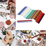 Maxbell 25Pcs sealing wax Sticks DIY Project Melting for Birthday Packages Envelopes