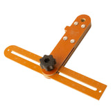Maxbell T Bevel Sliding Angle Ruler Protractor Adjustable Gauge Laying Floors Tool