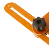 Maxbell T Bevel Sliding Angle Ruler Protractor Adjustable Gauge Laying Floors Tool
