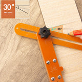 Maxbell T Bevel Sliding Angle Ruler Protractor Adjustable Gauge Laying Floors Tool