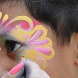 Maxbell Face Body Paint Palettes Water Based with 7 Brushes for Carnival