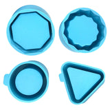 Maxbell Silicone Casting Resin Storage Container Crafting Decoration Plaster Art Round