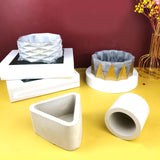 Maxbell Silicone Casting Resin Storage Container Crafting Decoration Plaster Art Round