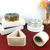 Maxbell Silicone Casting Resin Storage Container Crafting Decoration Plaster Art Round