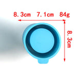 Maxbell Silicone Casting Resin Storage Container Crafting Decoration Plaster Art Round