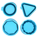 Maxbell Silicone Casting Resin Storage Container Crafting Decoration Plaster Art Round