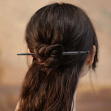 Maxbell Wooden Hair Chop Sticks Retro Jewellery Decorations Traditional for Wedding Black and Brown