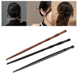 Maxbell Wooden Hair Chop Sticks Retro Jewellery Decorations Traditional for Wedding Black and Brown