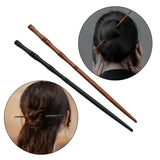 Maxbell Wooden Hair Chop Sticks Retro Jewellery Decorations Traditional for Wedding Black and Brown