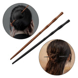 Maxbell Wooden Hair Chop Sticks Retro Jewellery Decorations Traditional for Wedding Black and Brown