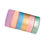 Maxbell 6Pcs Sticky Ball Rolling Tape Funny Crafts Adhesive for Relaxing Party 3.6cm
