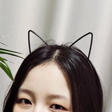 Maxbell 20Pcs Kitten Ears Headband Party Favor Photo Props Cosplay Headdress Black