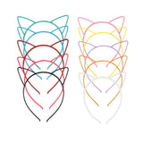Maxbell 20Pcs Kitten Ears Headband Party Favor Photo Props Cosplay Headdress Black
