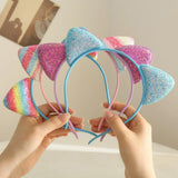 Maxbell 20Pcs Kitten Ears Headband Party Favor Photo Props Cosplay Headdress Black