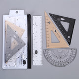 Maxbell 4x Geometry Math Ruler Measuring Tool Office Architects