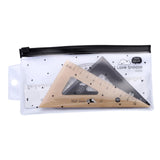Maxbell 4x Geometry Math Ruler Measuring Tool Office Architects