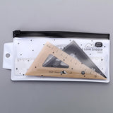 Maxbell 4x Geometry Math Ruler Measuring Tool Office Architects