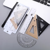 Maxbell 4x Geometry Math Ruler Measuring Tool Office Architects