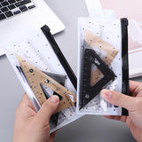 Maxbell 4x Geometry Math Ruler Measuring Tool Office Architects
