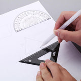 Maxbell 4x Geometry Math Ruler Measuring Tool Office Architects