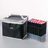 Maxbell Canvas Marker Case Marker Storage Bag Zipper Office Products for Adult Bag 19cmx16.5cm