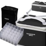 Maxbell Canvas Marker Case Marker Storage Bag Zipper Office Products for Adult Bag 19cmx16.5cm