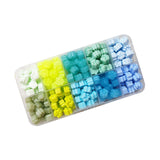 Maxbell 200 Pieces Cat Claw Wax Sealing Beads for Embellishment of Cards Envelope Blue Green