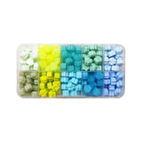 Maxbell 200 Pieces Cat Claw Wax Sealing Beads for Embellishment of Cards Envelope Blue Green
