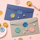 Maxbell 200 Pieces Cat Claw Wax Sealing Beads for Embellishment of Cards Envelope Metal color