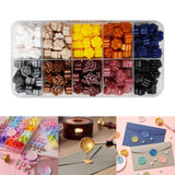 Maxbell 200 Pieces Cat Claw Wax Sealing Beads for Embellishment of Cards Envelope Metal color